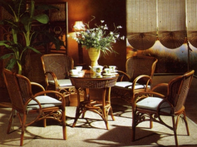 Комплект для отдыха Паттио (плетеные кресла, кофейный столик)
